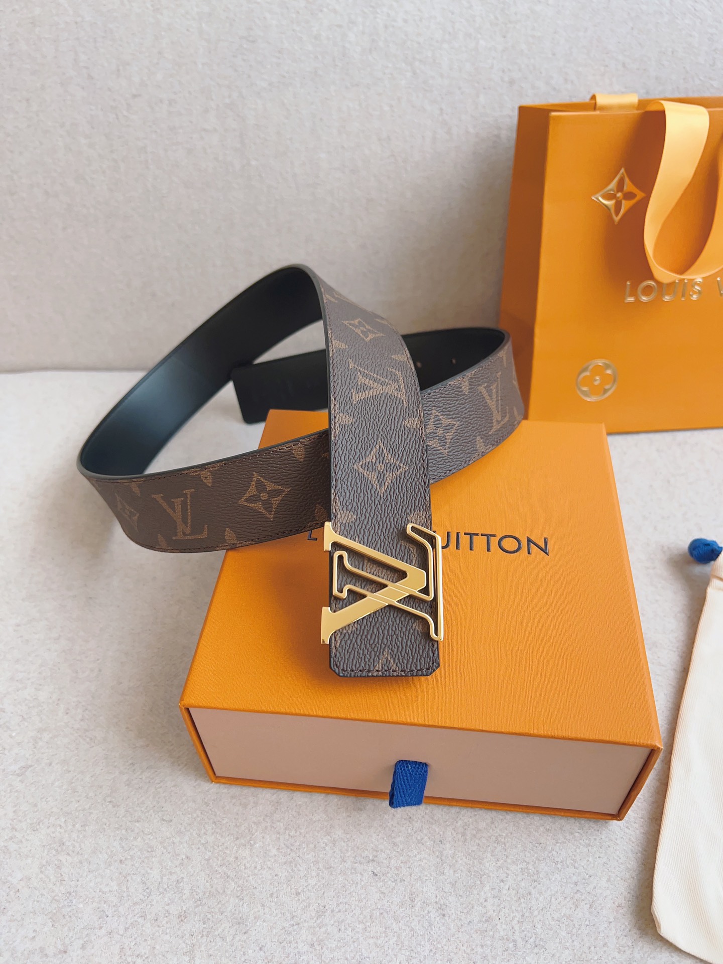 Louis Vuitton Basic Belt Cow Leather S-m-l