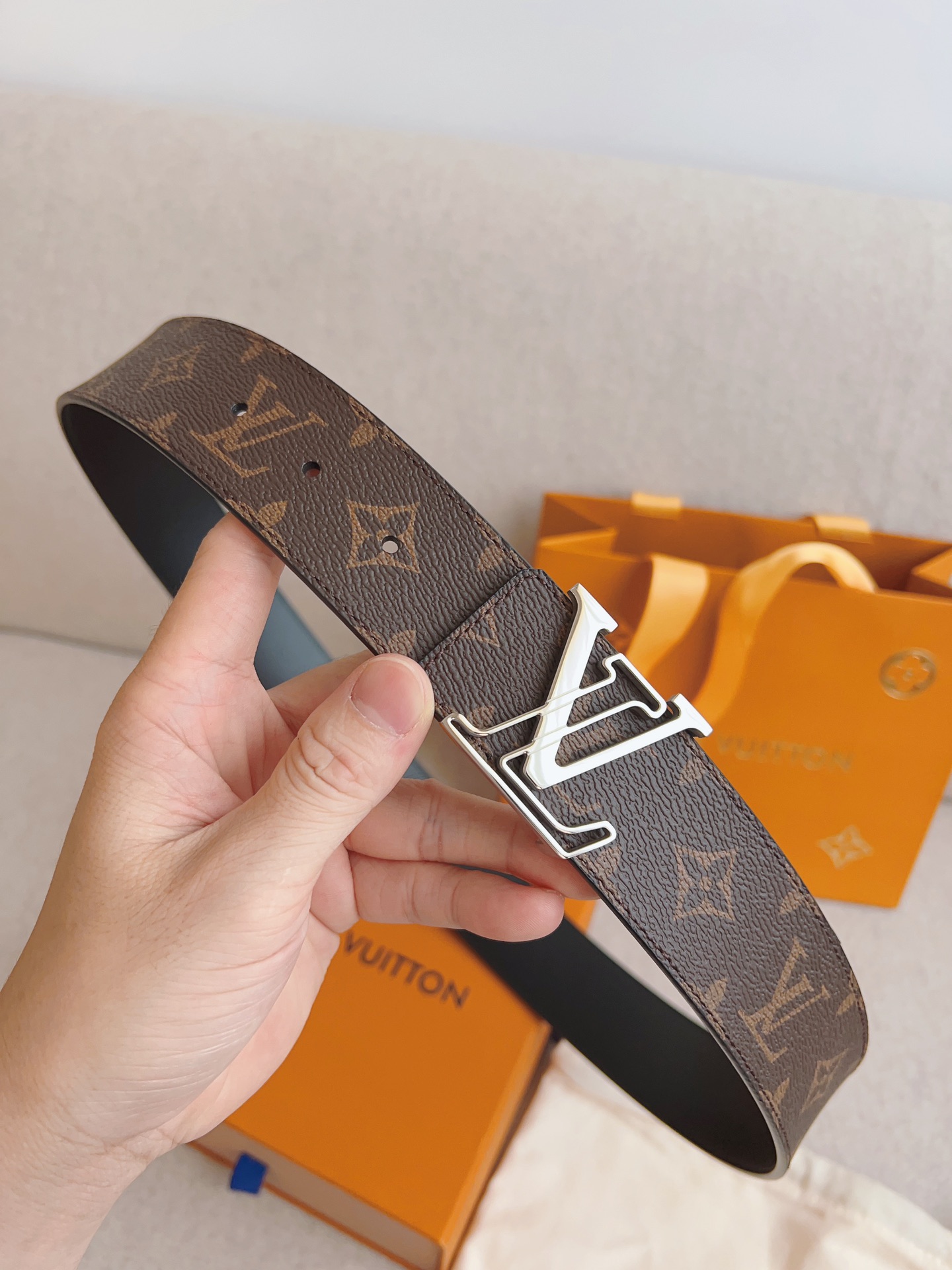 Louis Vuitton Basic Belt Cow Leather S-m-l