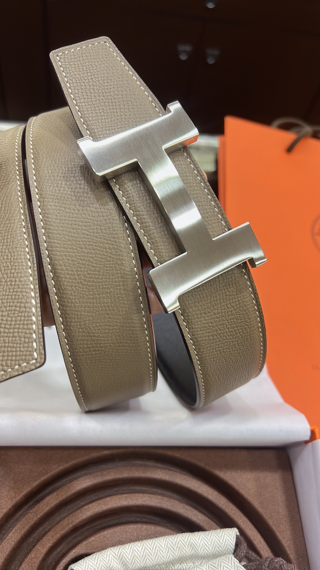 Hermès Male Basic Belt 38mm