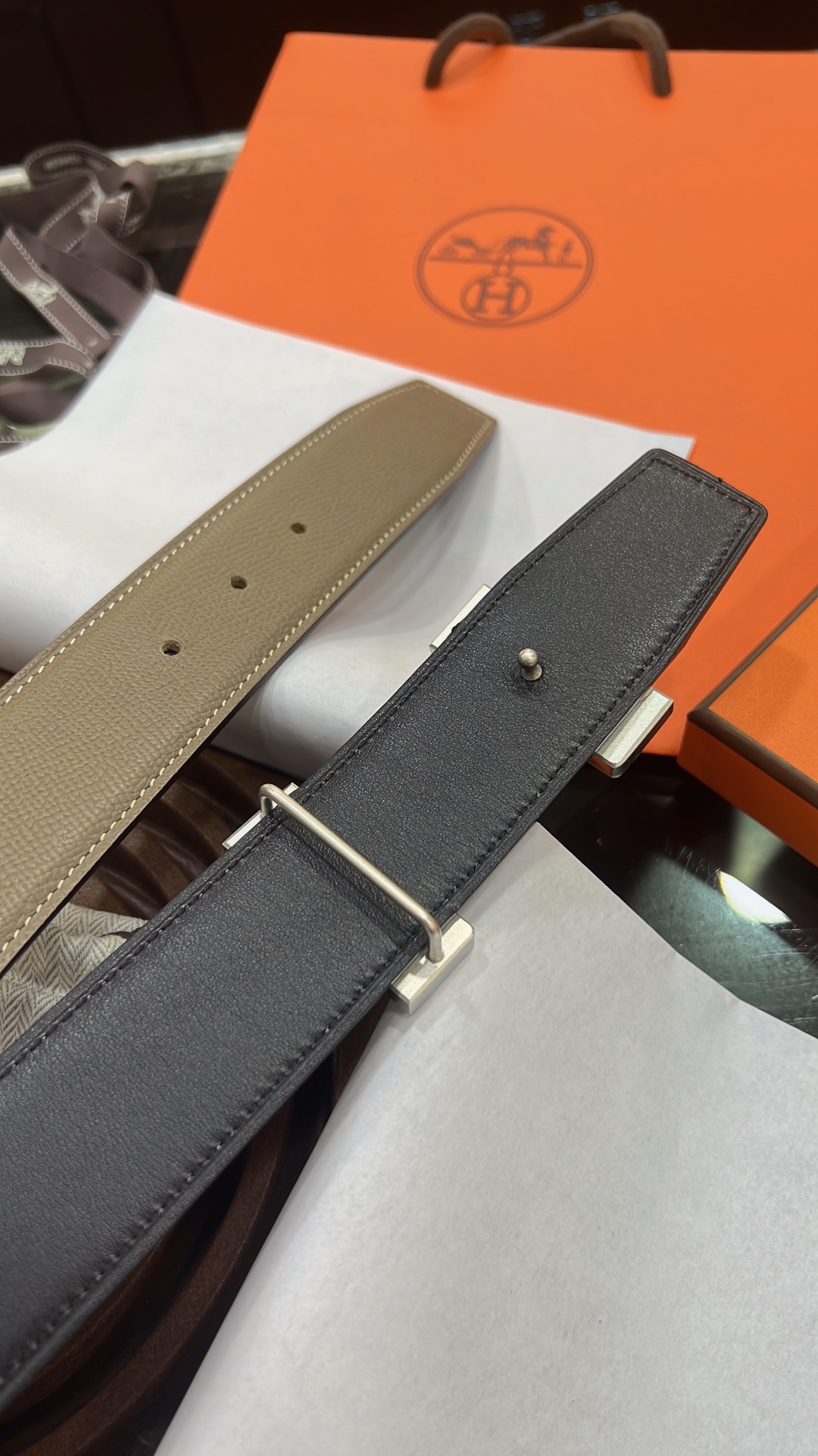 Hermès Male Basic Belt 38mm
