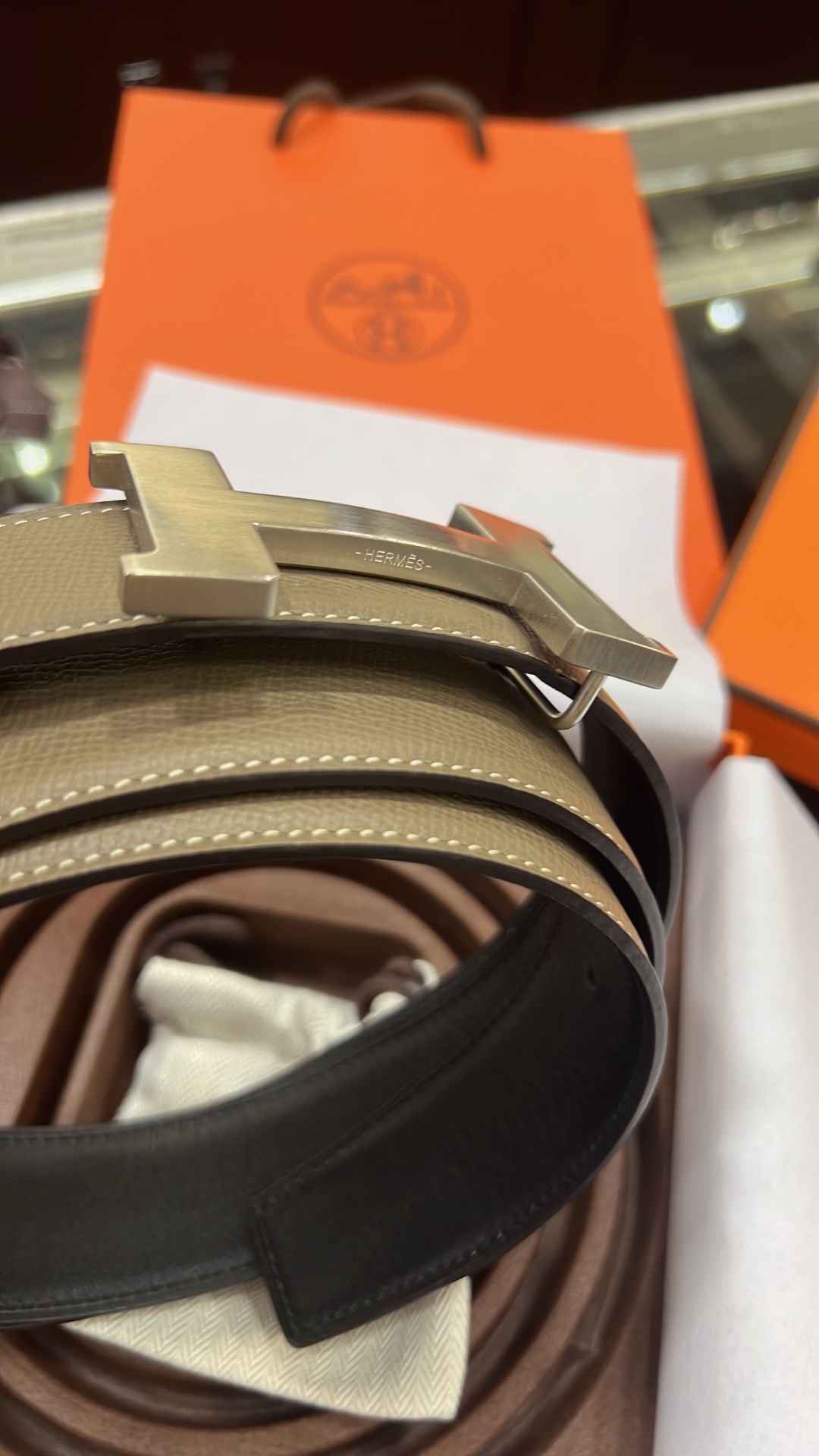 Hermès Male Basic Belt 38mm