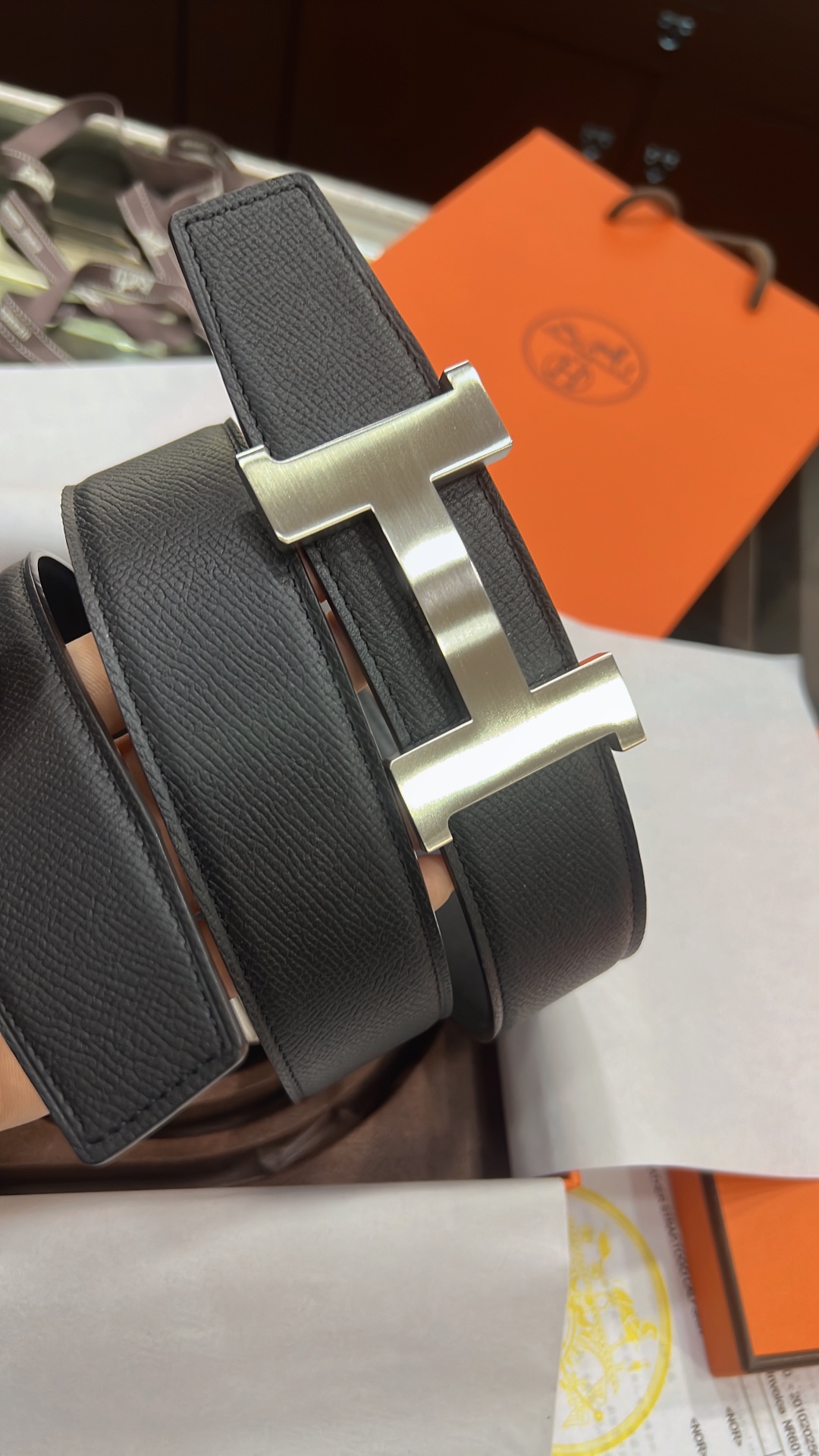 Hermès Male Basic Belt 38mm