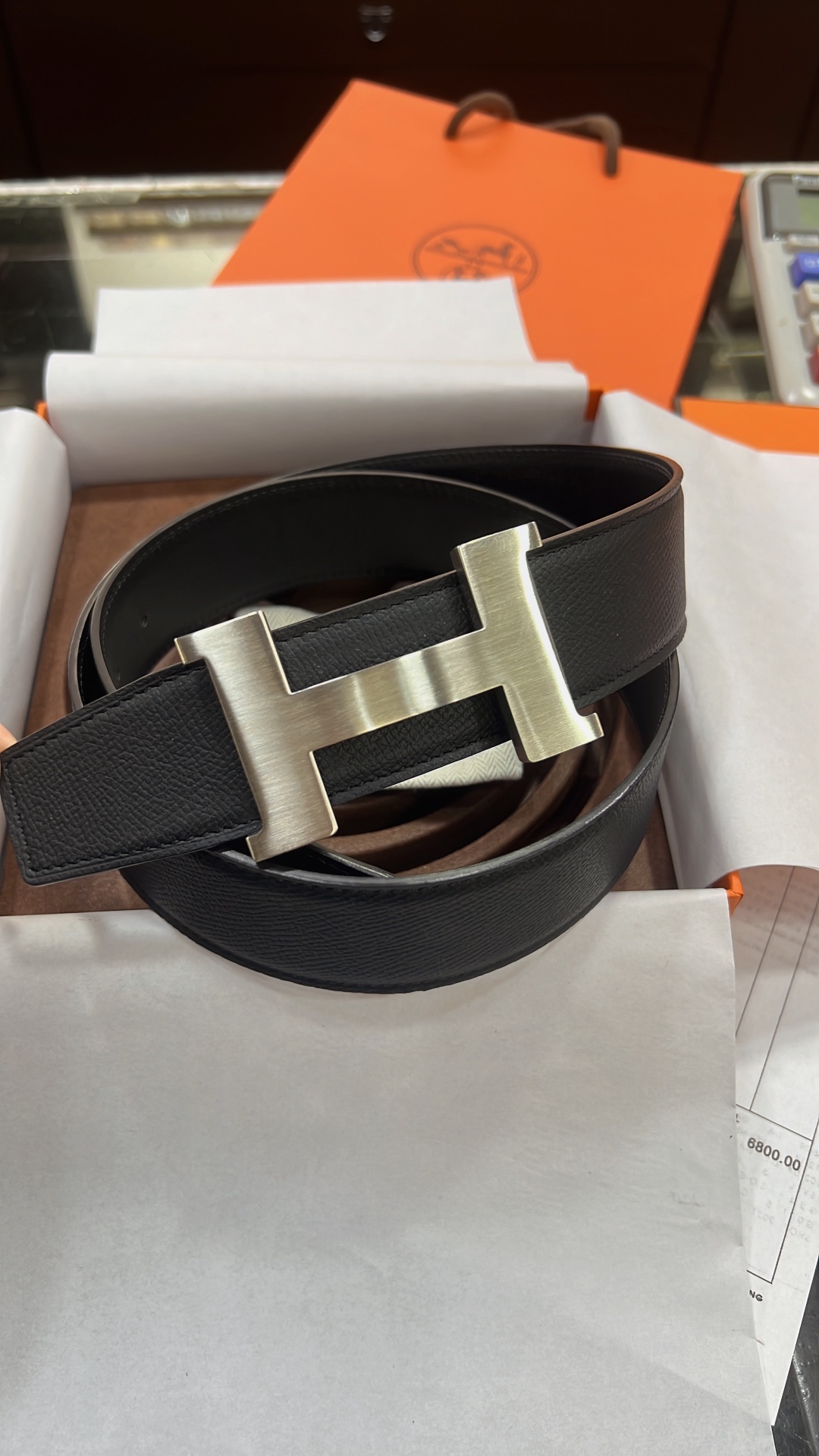 Hermès Male Basic Belt 38mm