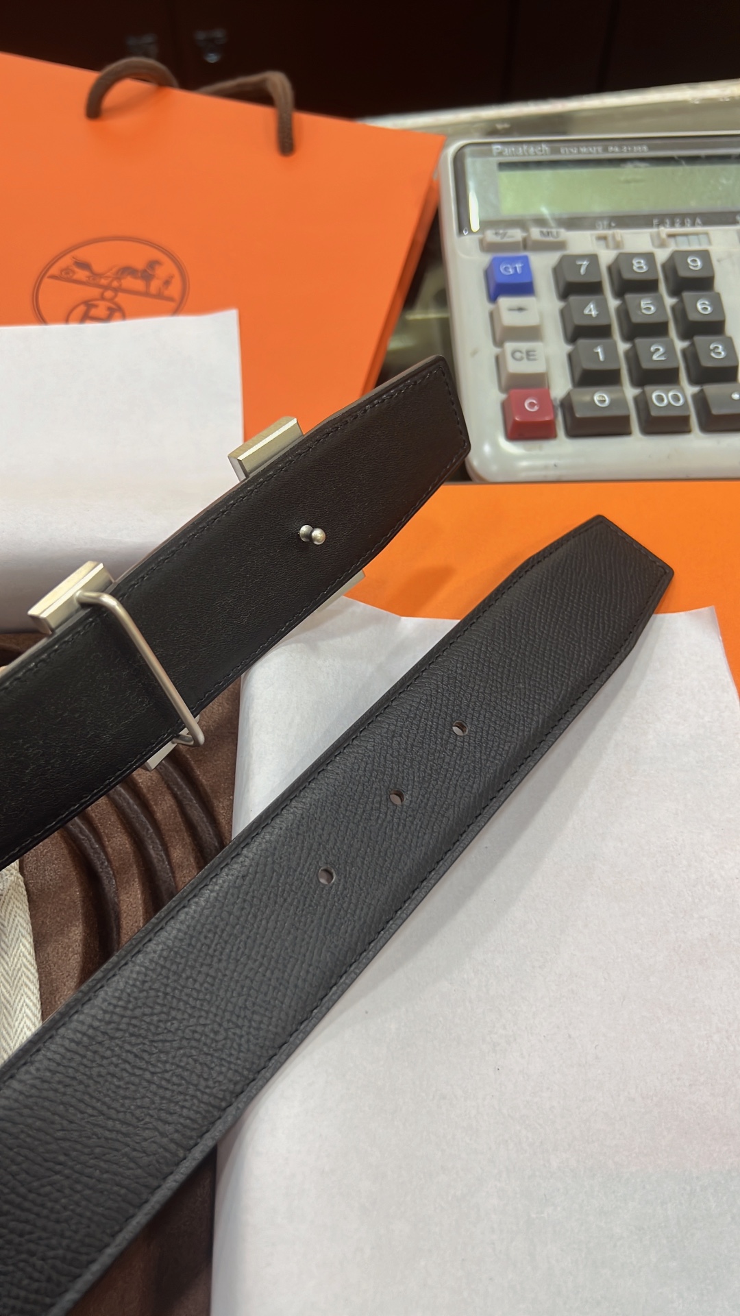 Hermès Male Basic Belt 38mm