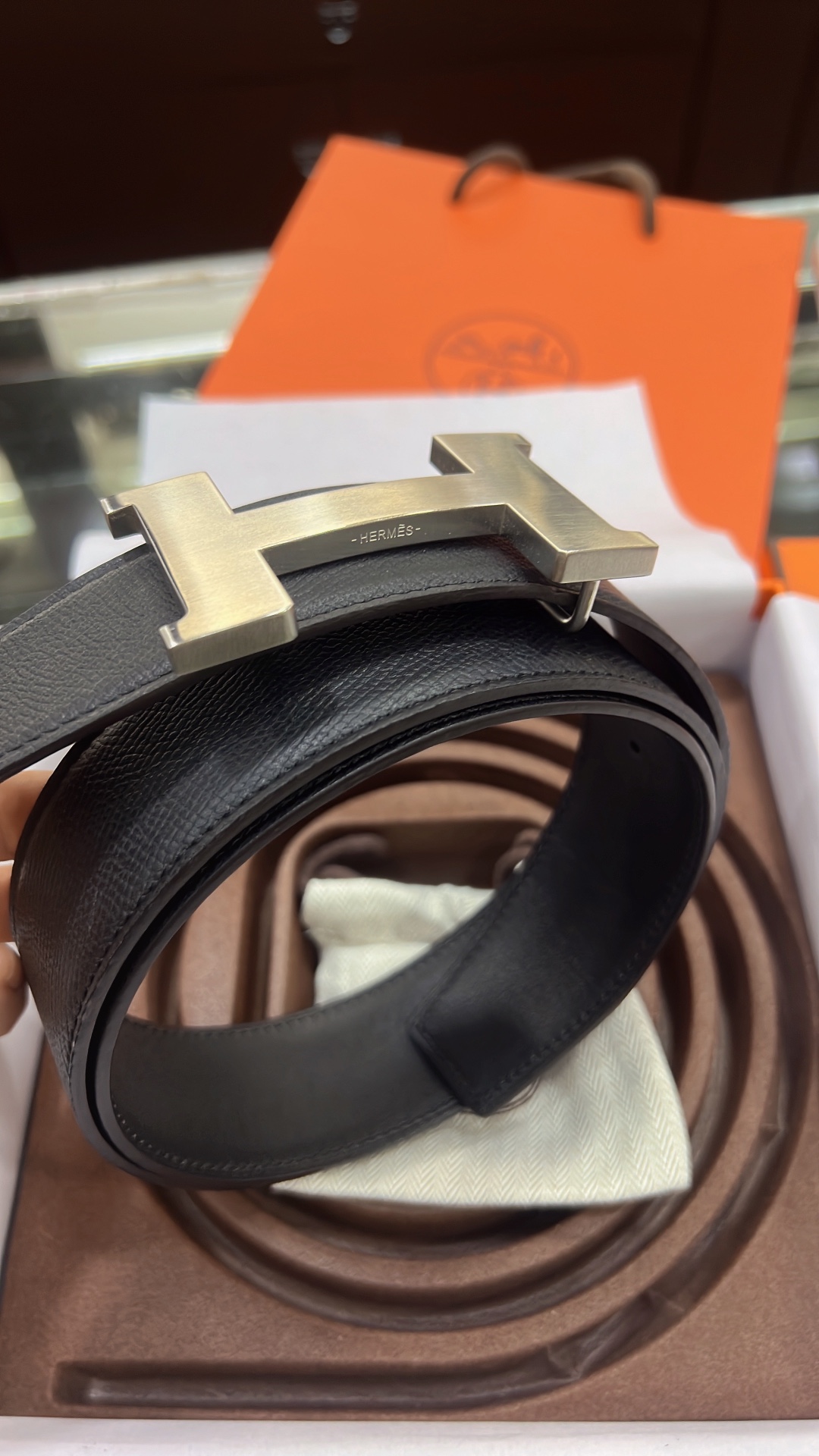 Hermès Male Basic Belt 38mm