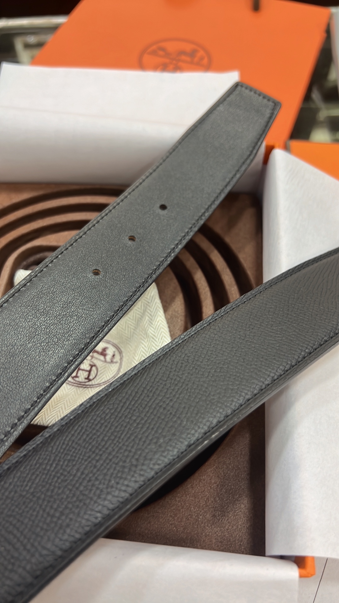 Hermès Male Basic Belt 38mm