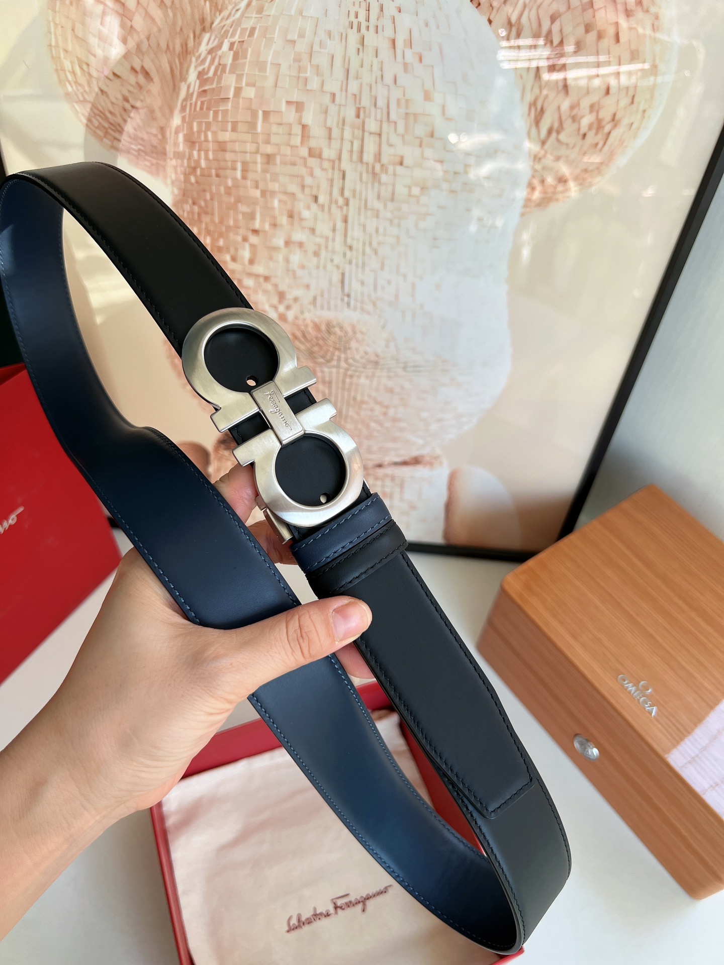 Salvatore Ferragamo Male Basic Belt Top Grain Leather M