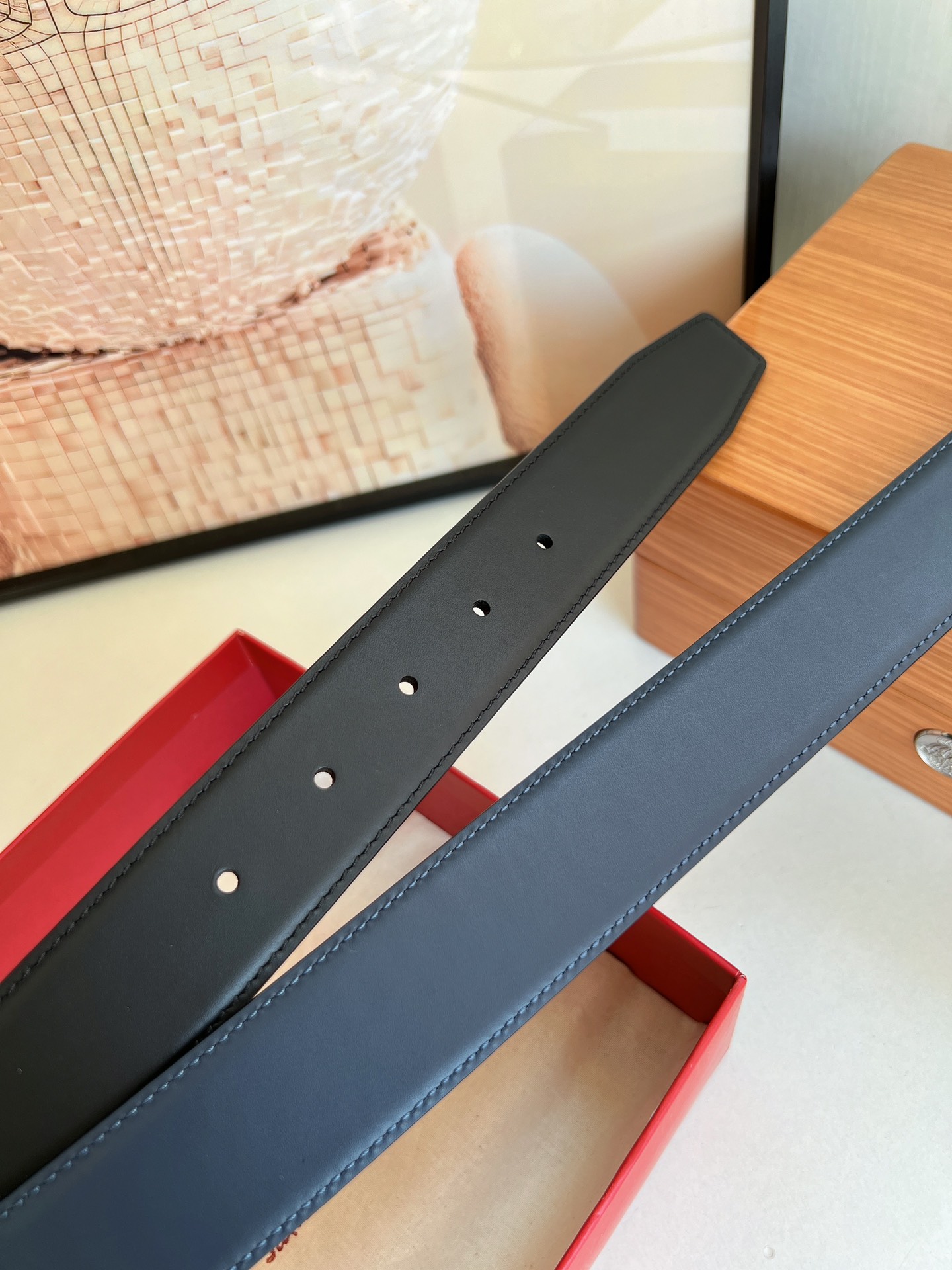 Salvatore Ferragamo Male Basic Belt Top Grain Leather M