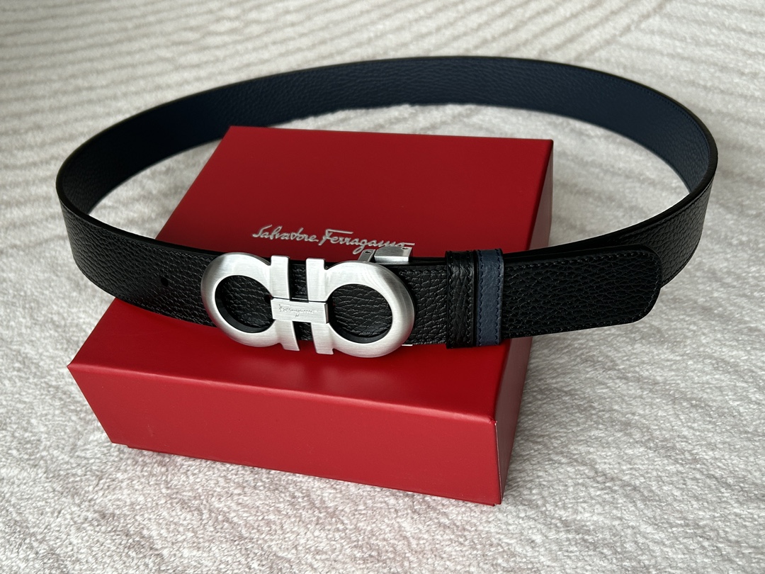 Salvatore Ferragamo Male Basic Belt White M