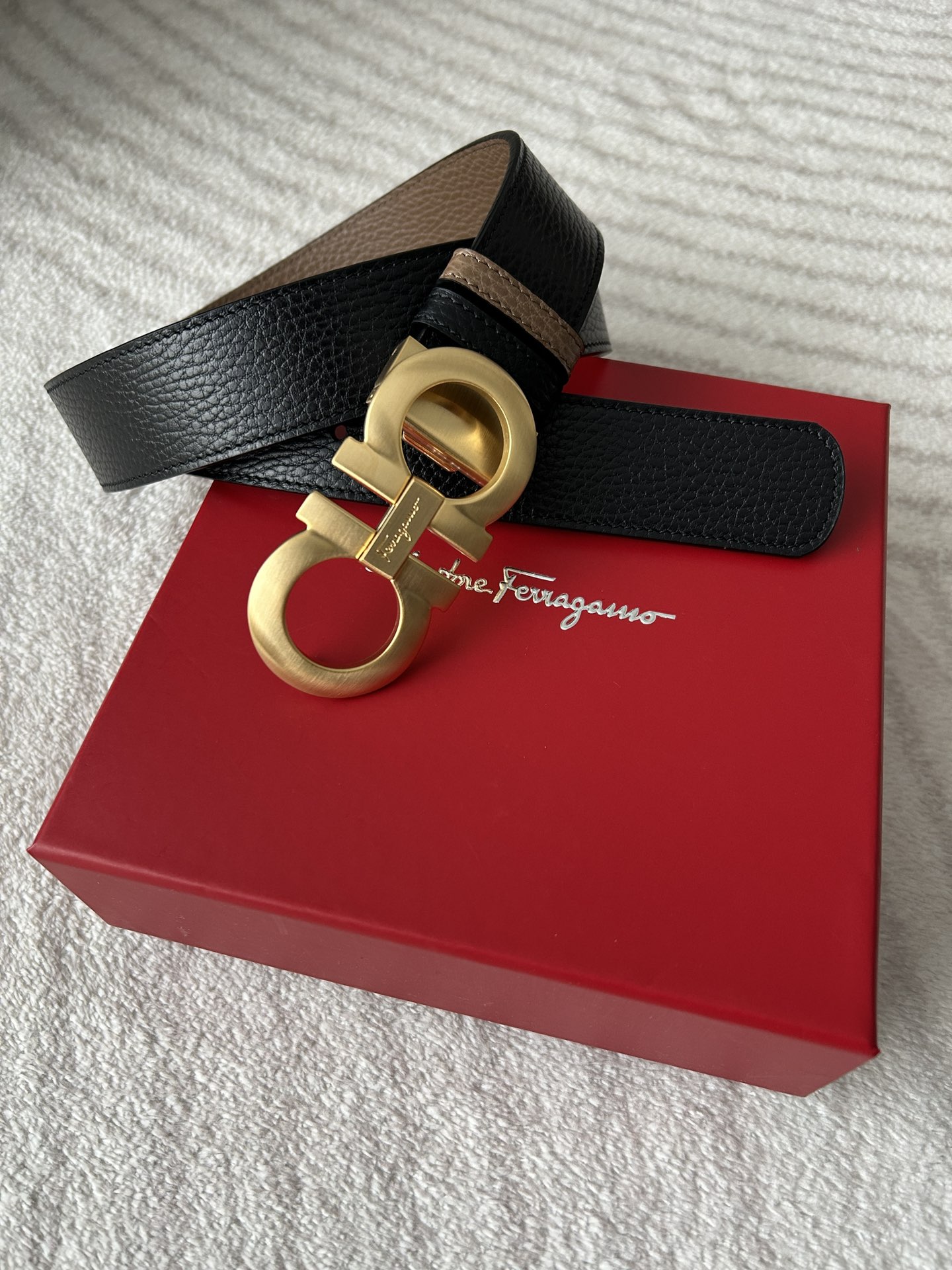 Salvatore Ferragamo Male Basic Belt Brown M