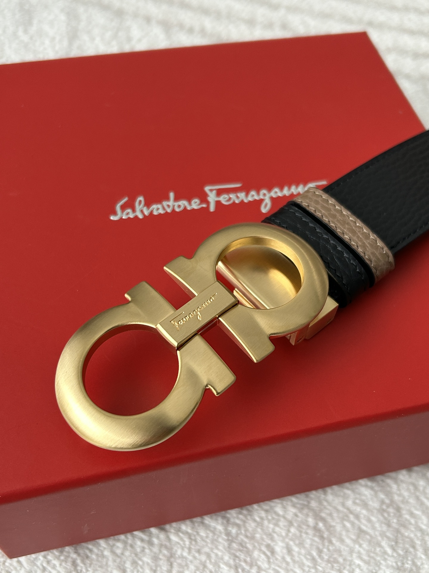Salvatore Ferragamo Male Basic Belt Brown M