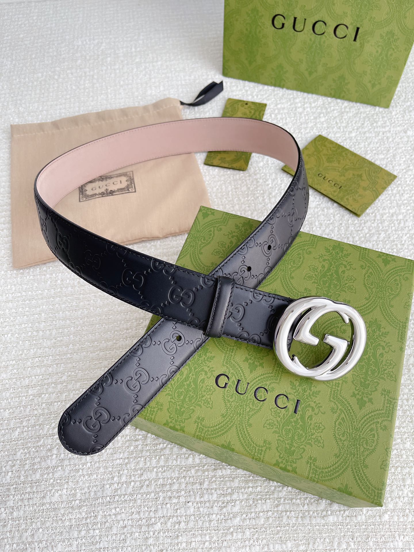 Gucci Basic Belt Cow Leather M