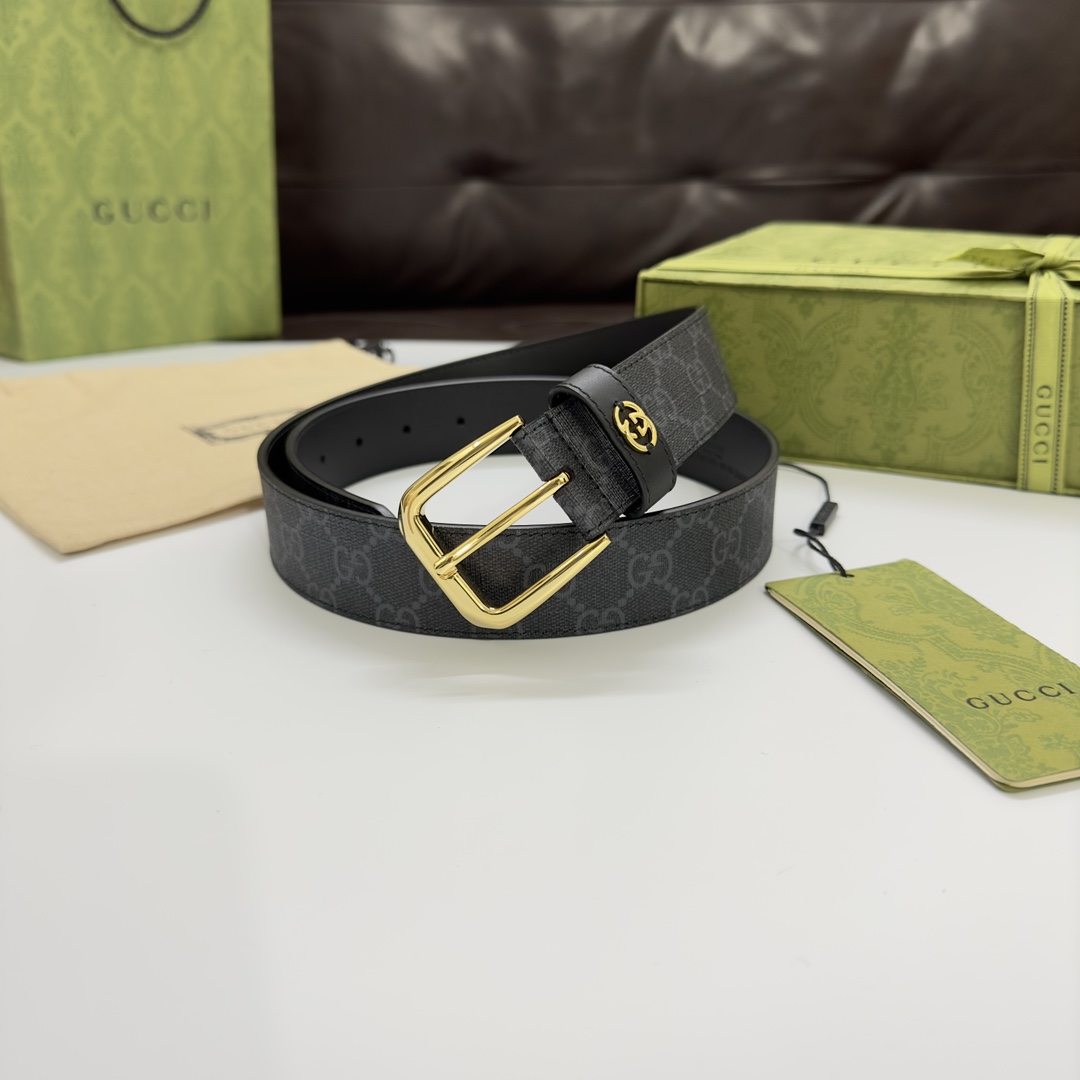 Gucci Basic Belt Black S-m