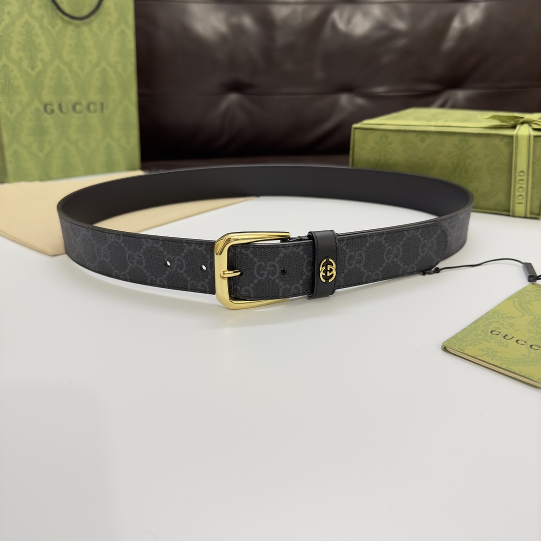Gucci Basic Belt Black S-m