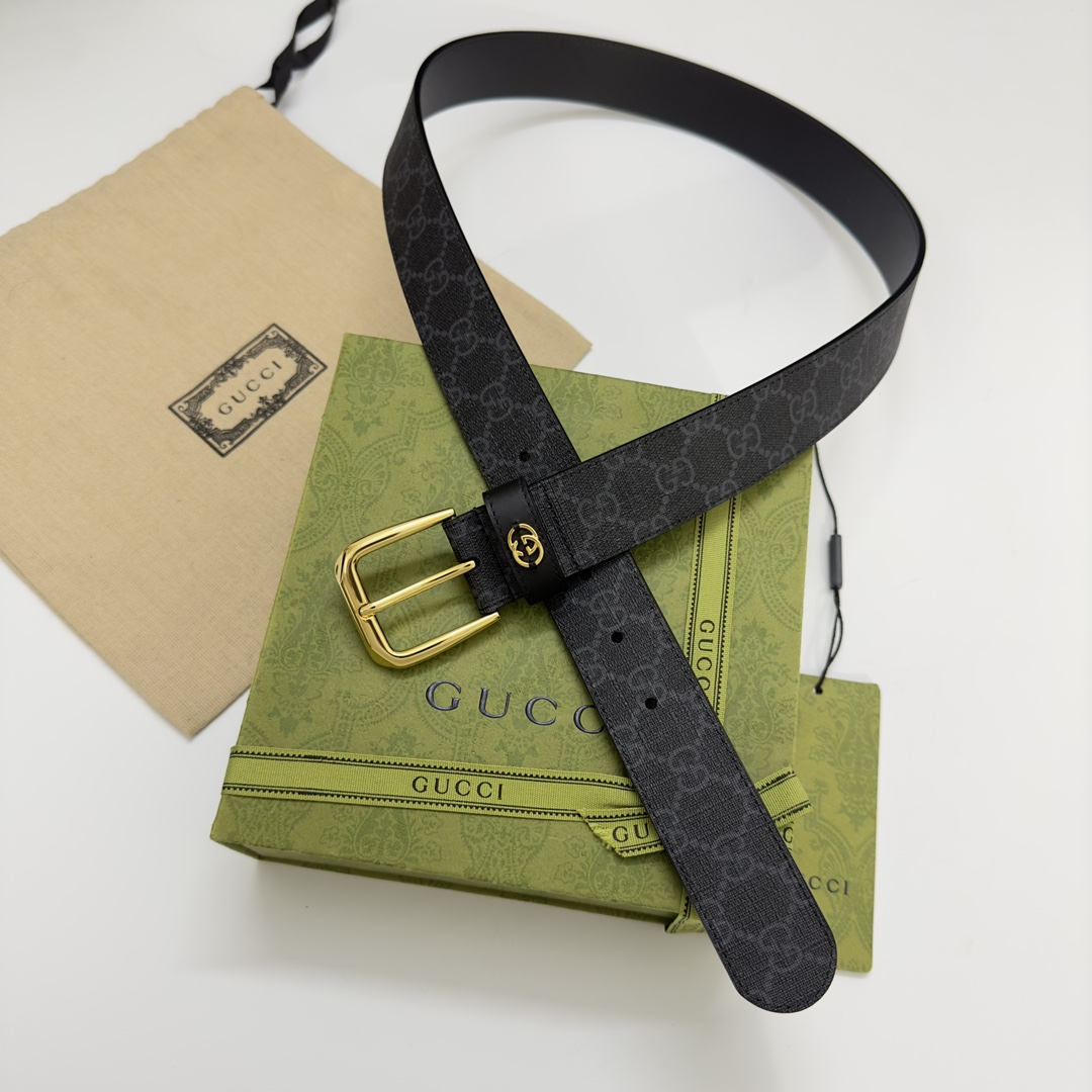 Gucci Basic Belt Black S-m