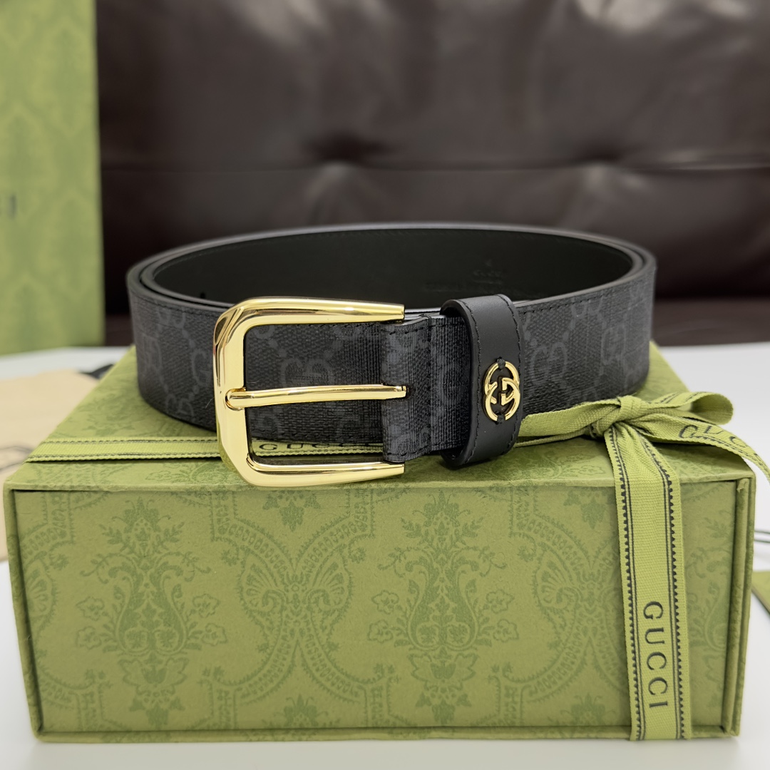 Gucci Basic Belt Black S-m