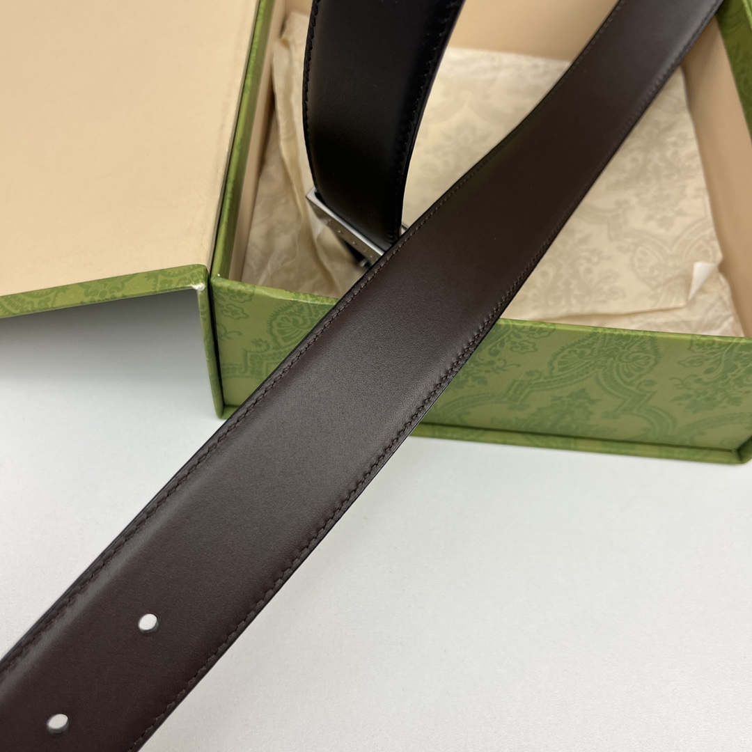 Gucci Male Basic Belt Cow Leather Black M