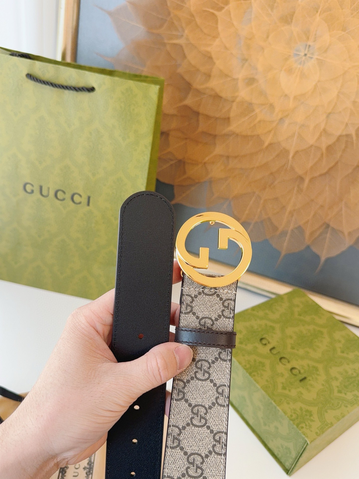 Gucci Basic Belt Top Grain Leather 0mm