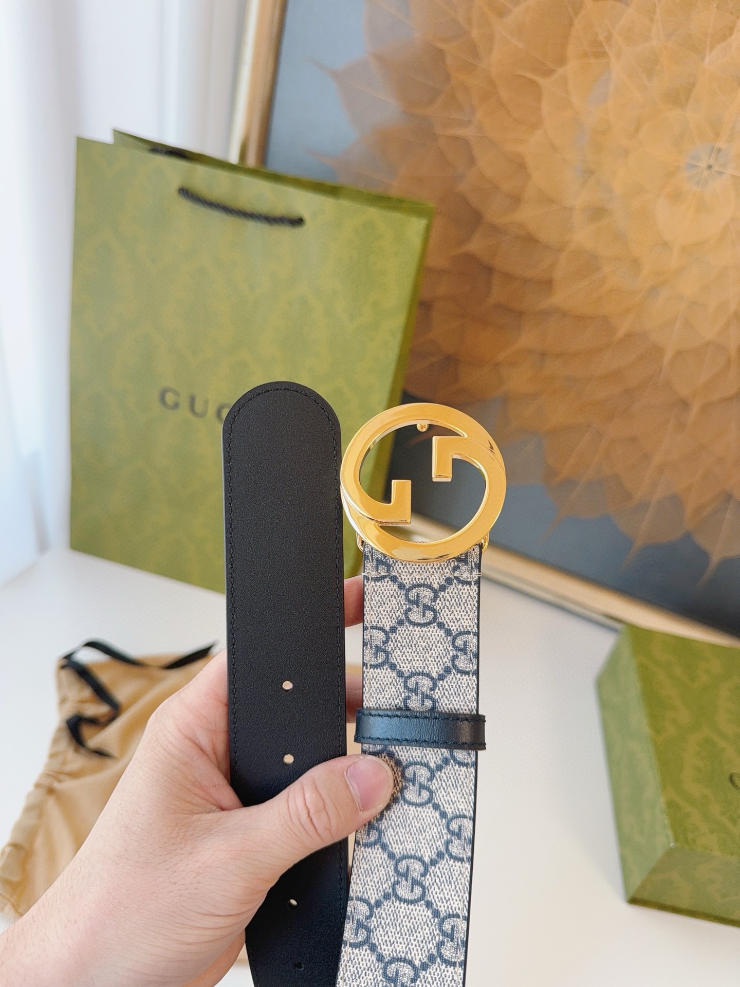 Gucci Basic Belt Top Grain Leather 0mm