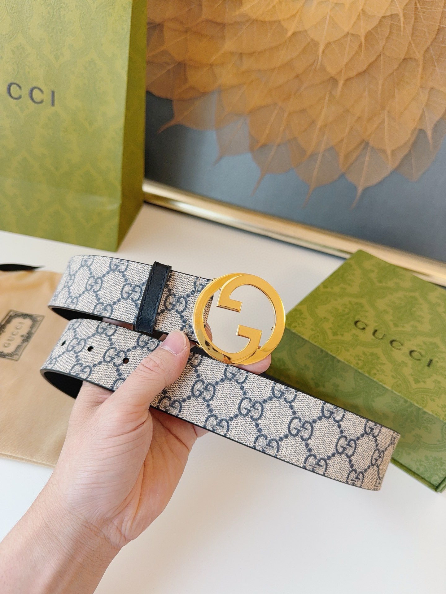 Gucci Basic Belt Top Grain Leather 0mm