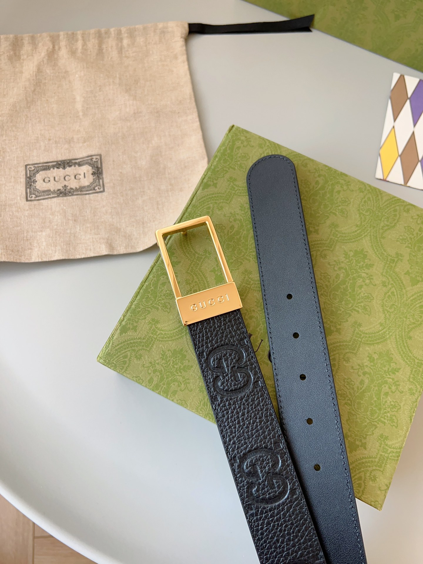 Gucci Pin Buckle Belt Black