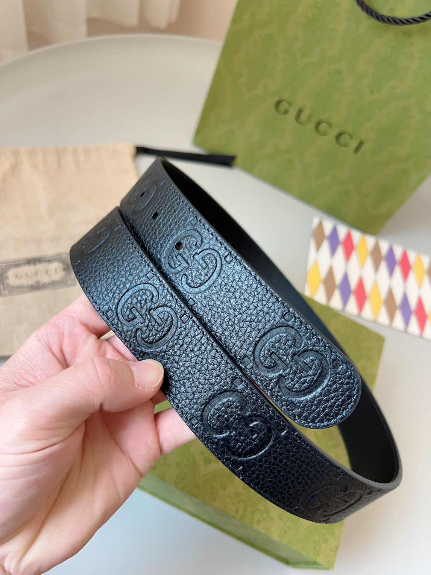 Gucci Pin Buckle Belt Black