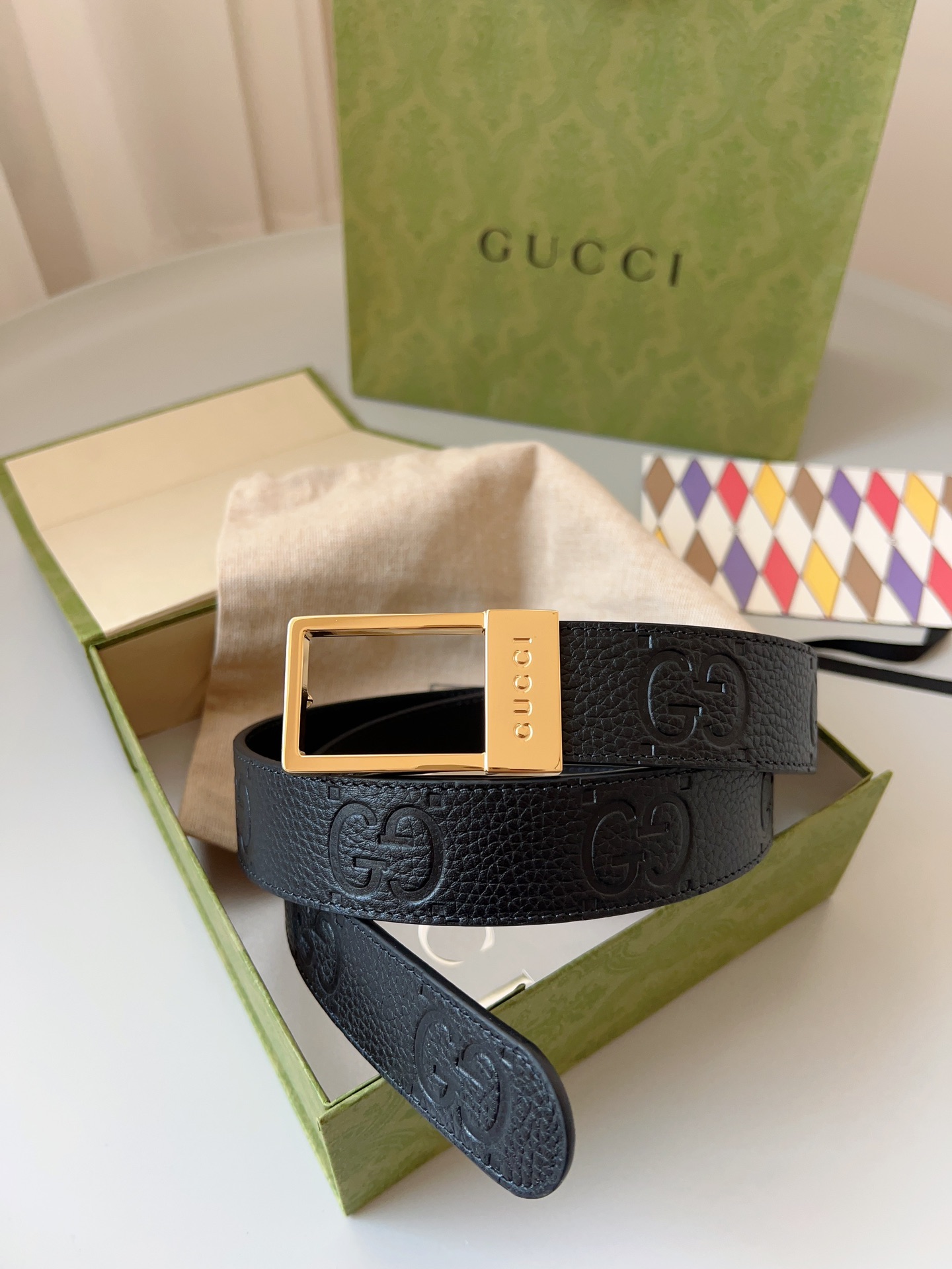 Gucci Pin Buckle Belt Black
