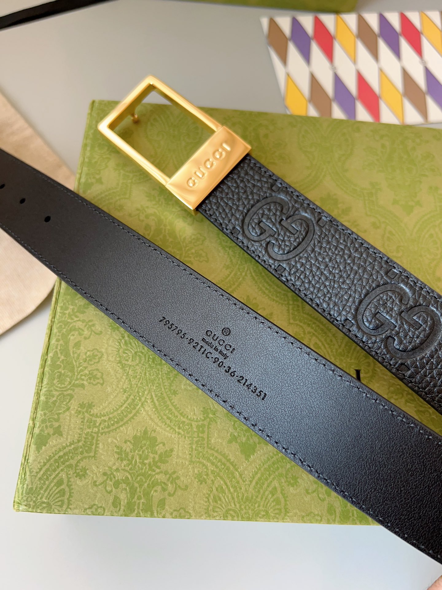 Gucci Pin Buckle Belt Black