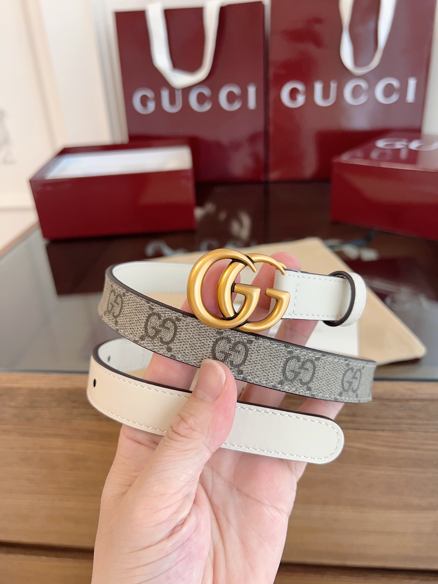 Gucci Basic Belt Cow Leather S-m-l