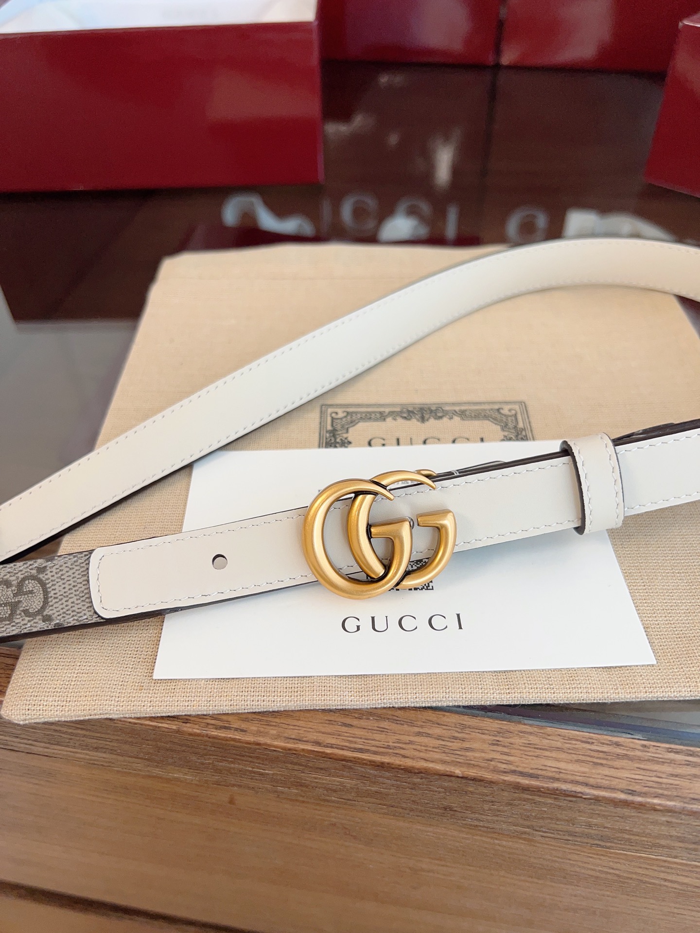 Gucci Basic Belt Cow Leather S-m-l