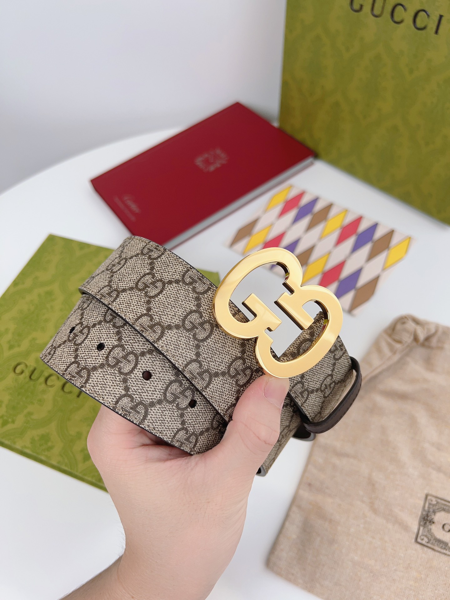 Gucci Basic Belt Gold M