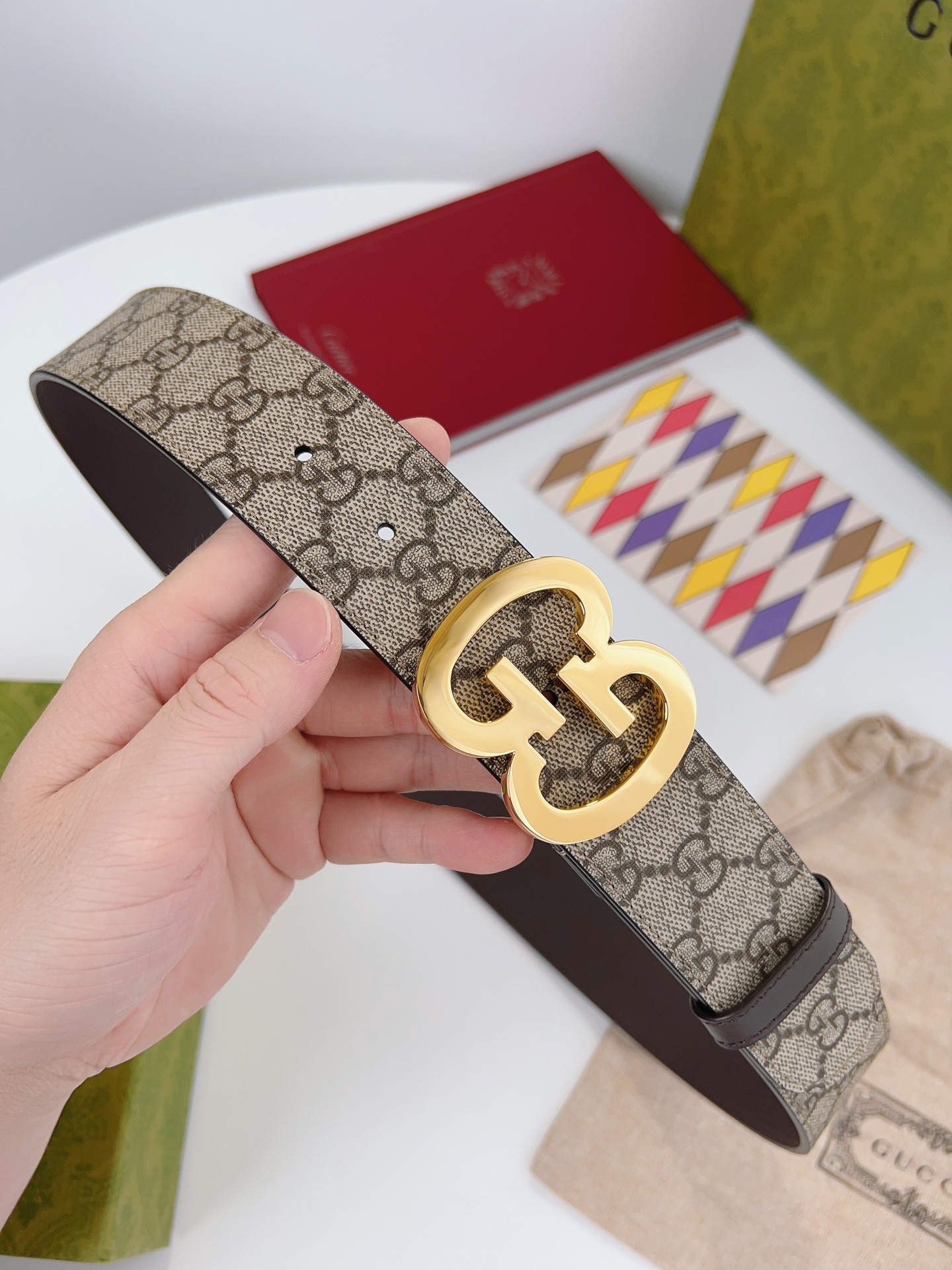 Gucci Basic Belt Gold M