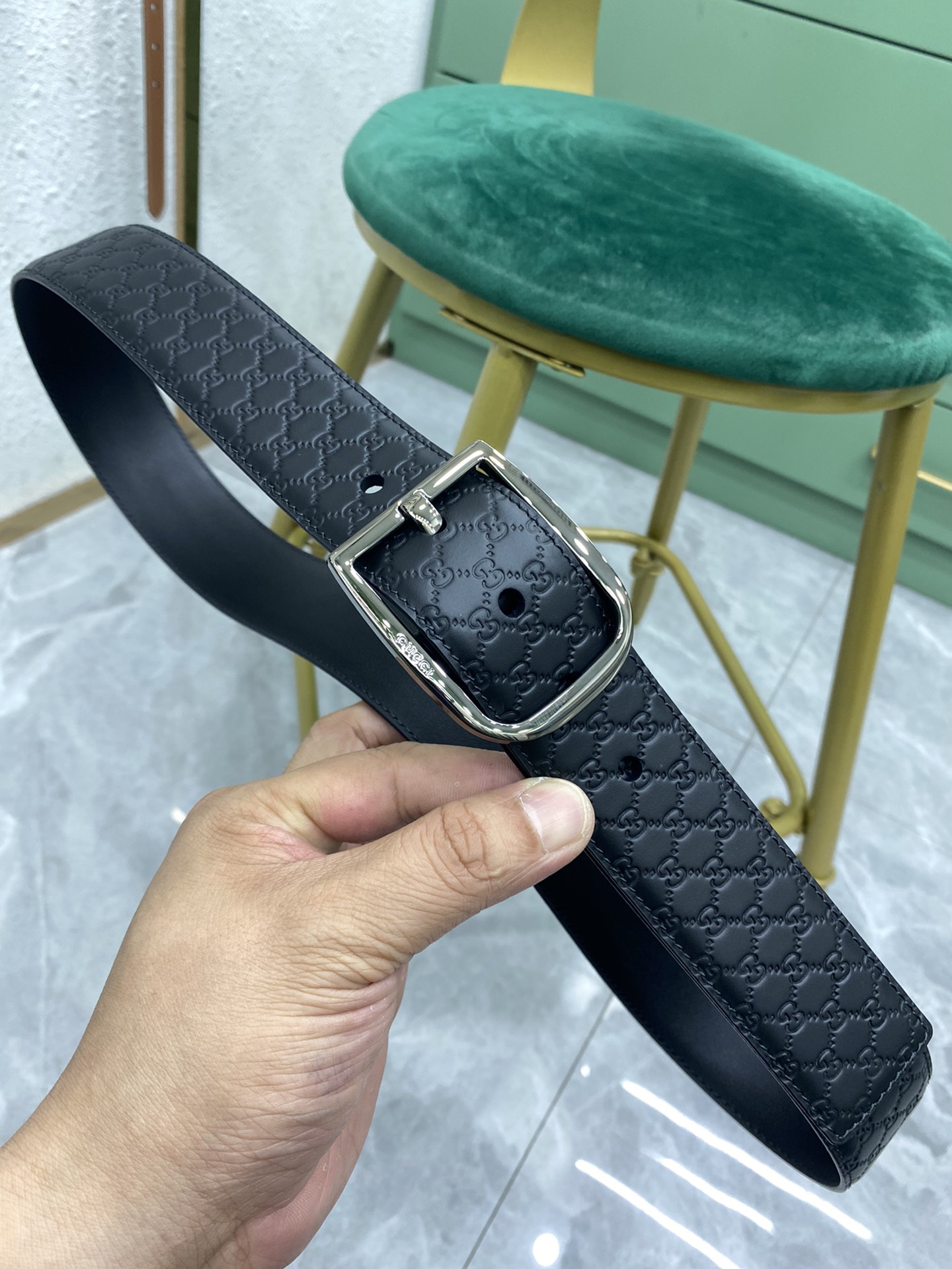 Gucci Pin Buckle Belt Black