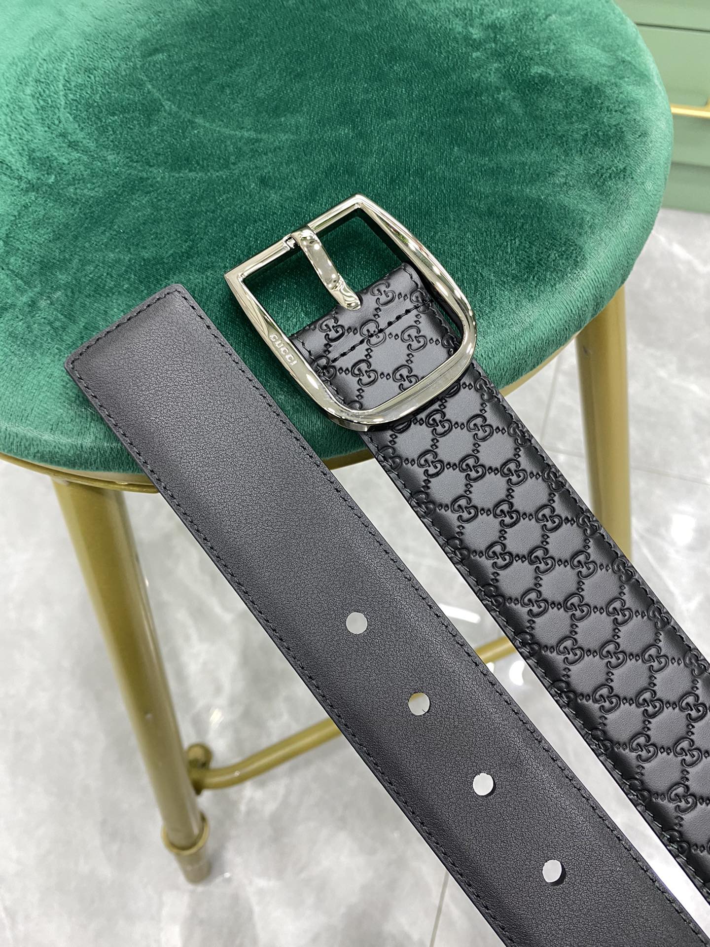 Gucci Pin Buckle Belt Black