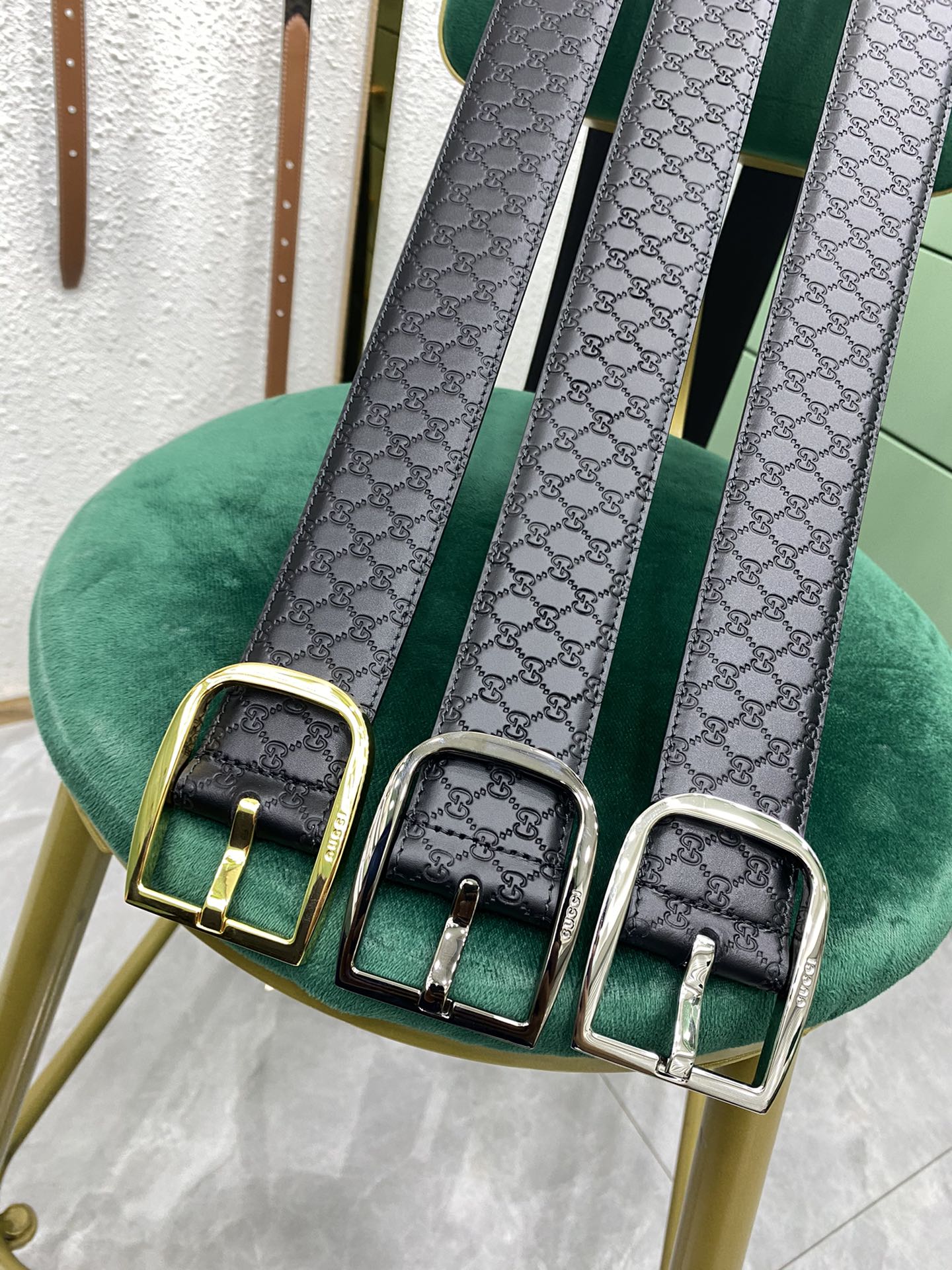 Gucci Pin Buckle Belt Black