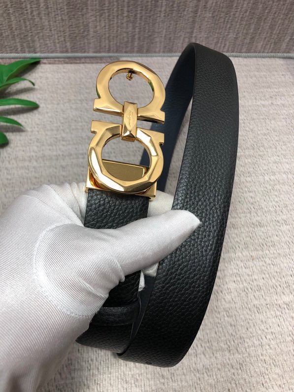 Salvatore Ferragamo Basic Belt Top Grain Leather M