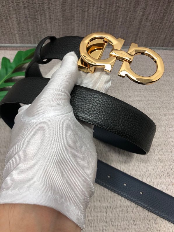 Salvatore Ferragamo Basic Belt Top Grain Leather M