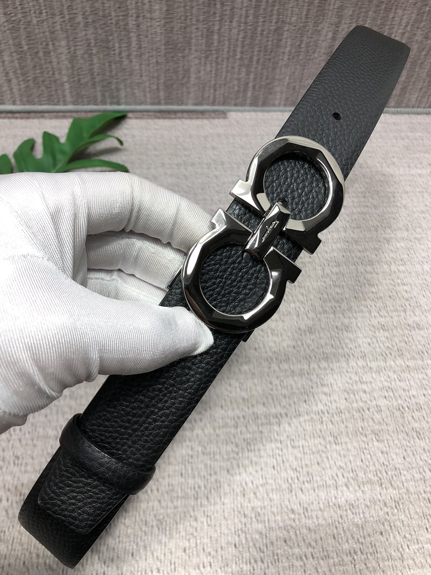 Salvatore Ferragamo Basic Belt Top Grain Leather M