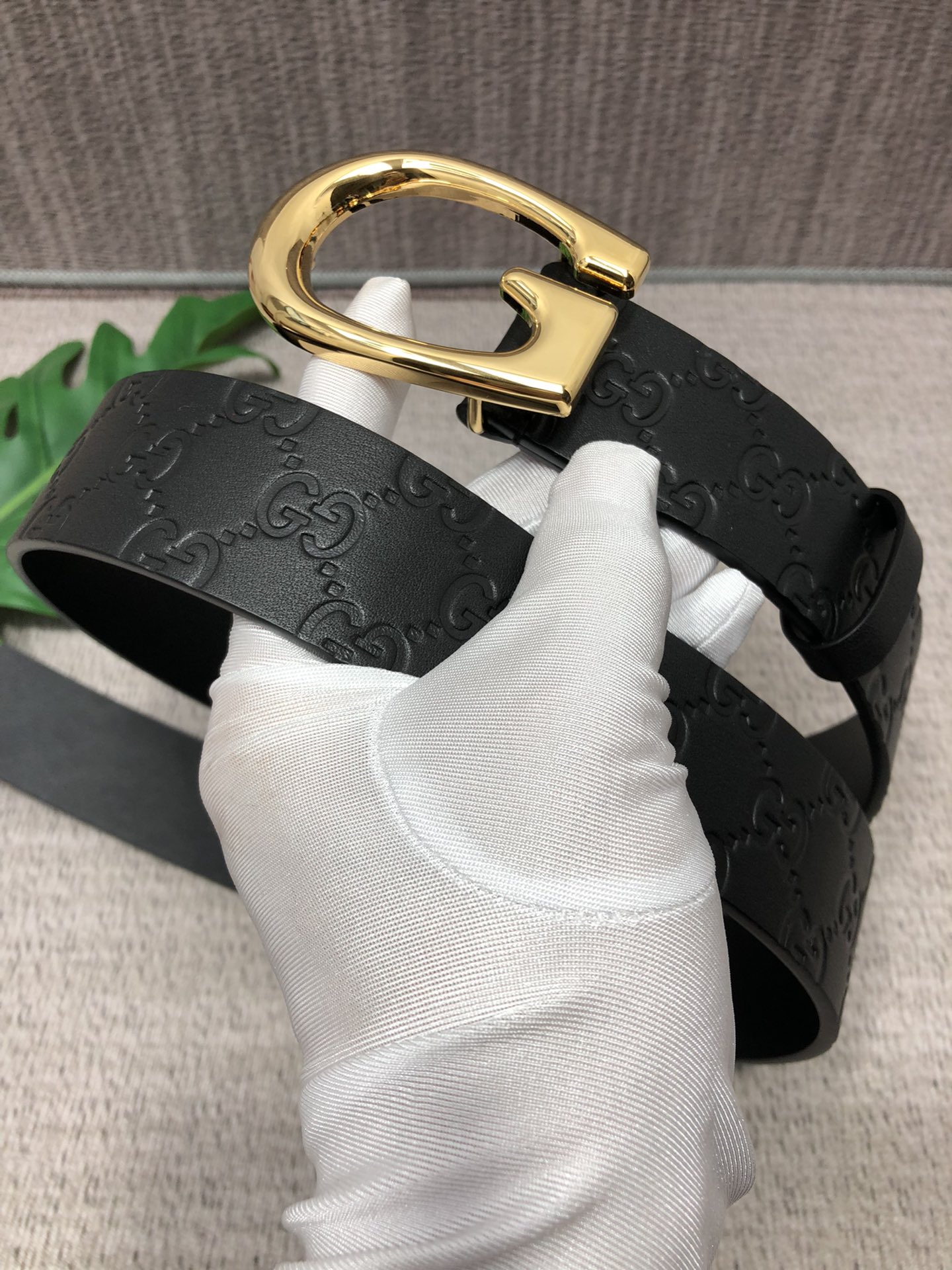 Gucci Basic Belt Top Grain Leather