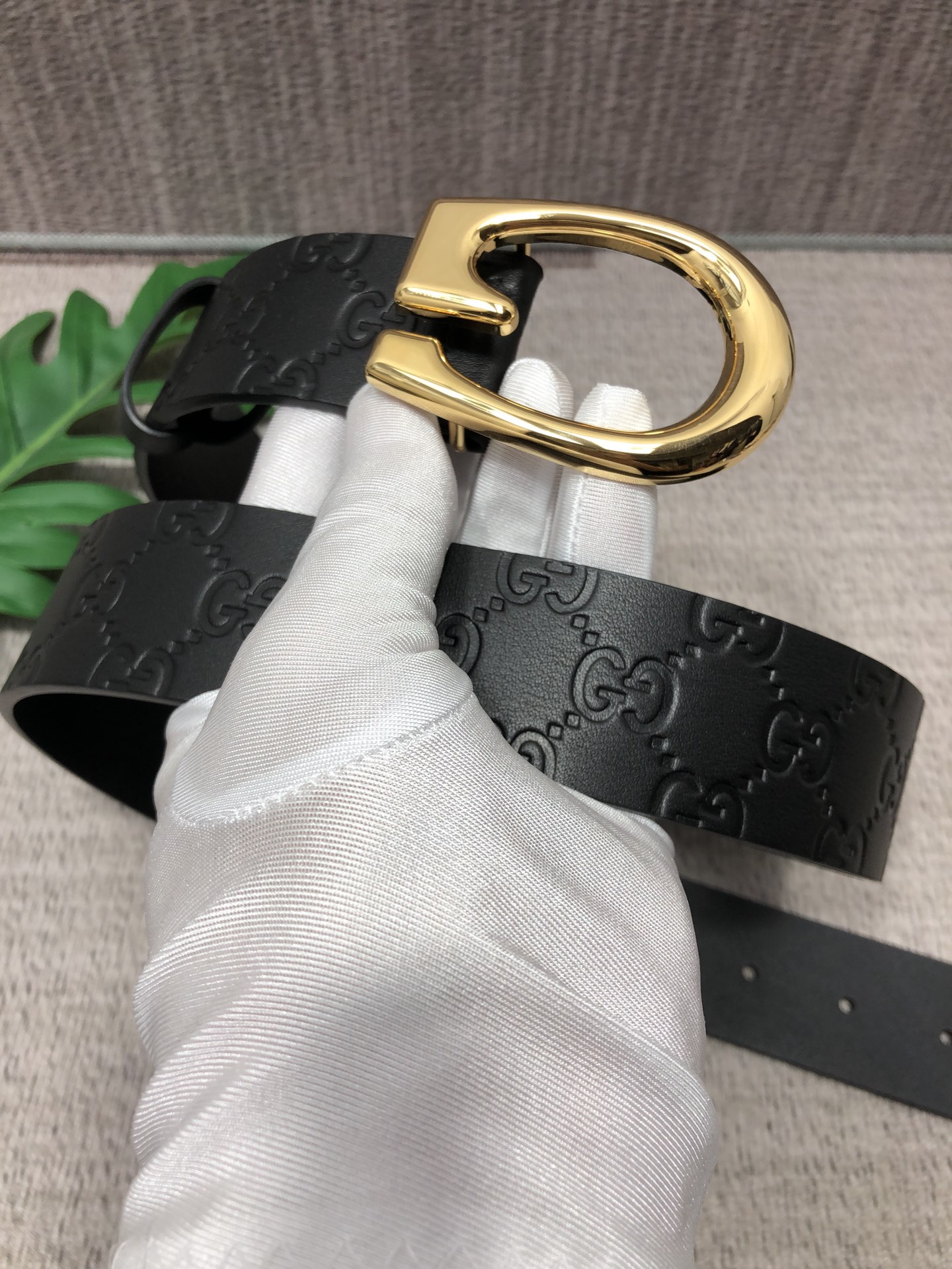 Gucci Basic Belt Top Grain Leather