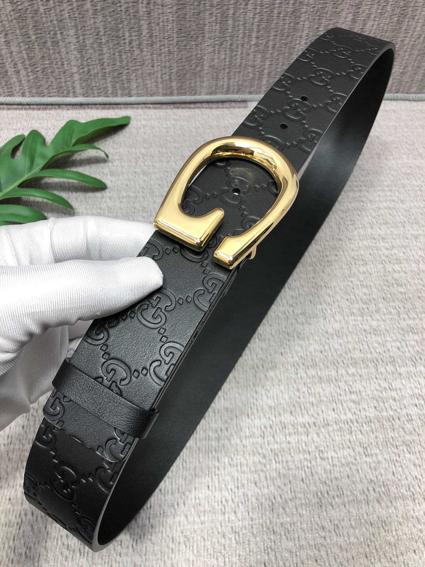 Gucci Basic Belt Top Grain Leather
