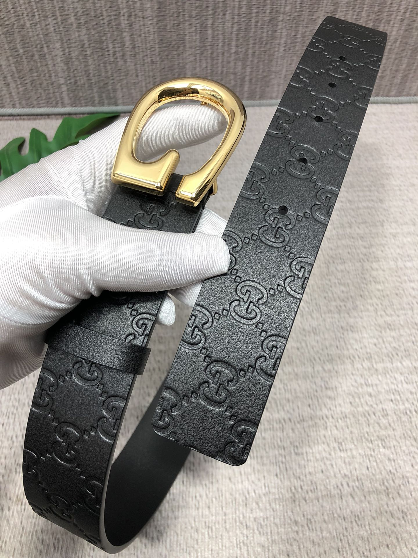 Gucci Basic Belt Top Grain Leather
