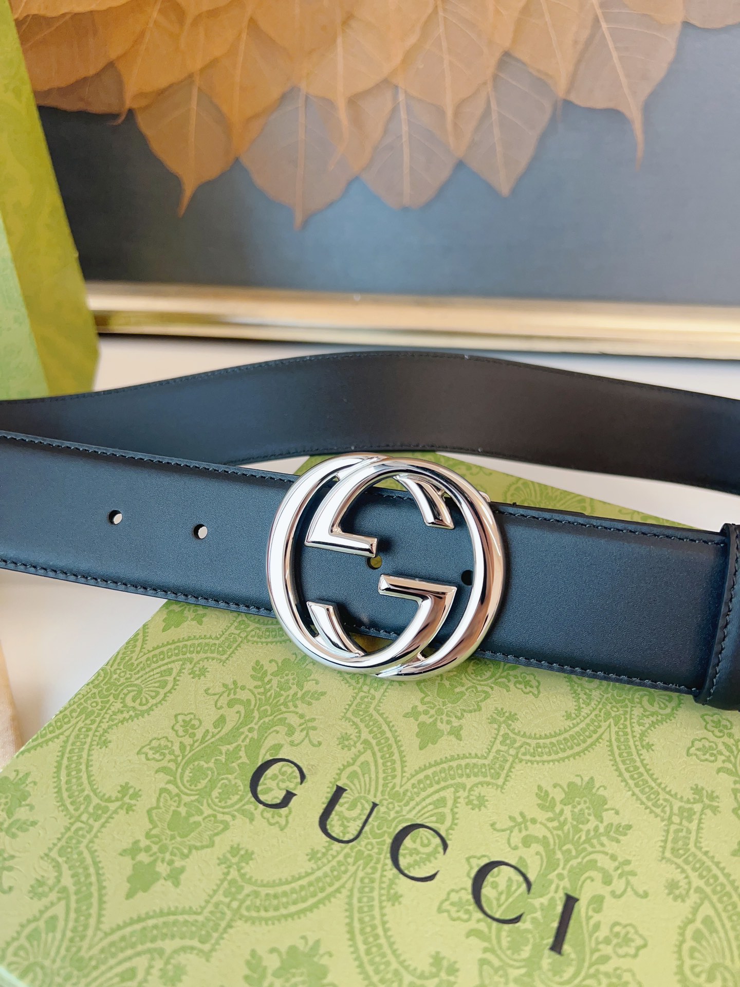 Gucci Basic Belt Cow Leather M