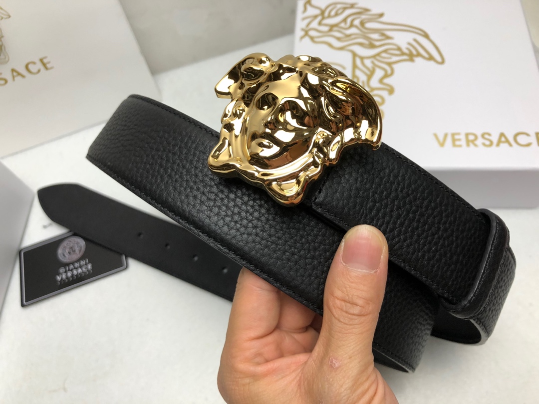 Versace Basic Belt Cow Leather S-m