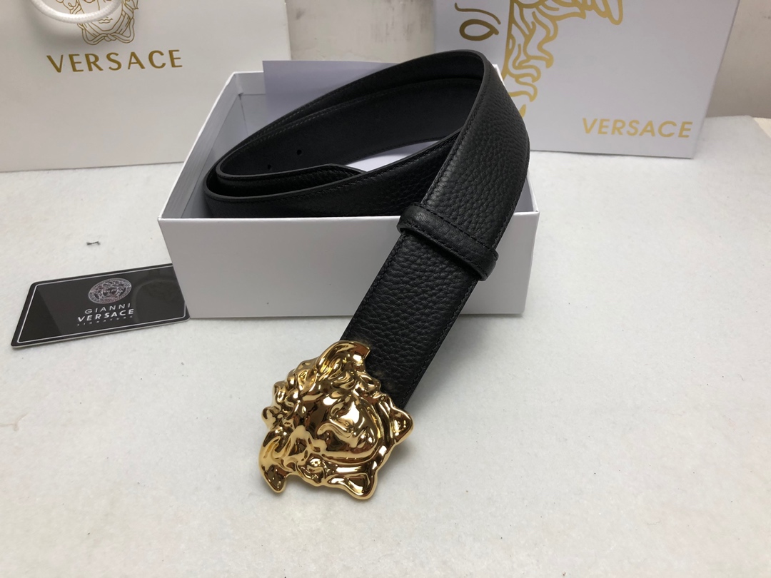 Versace Basic Belt Cow Leather S-m