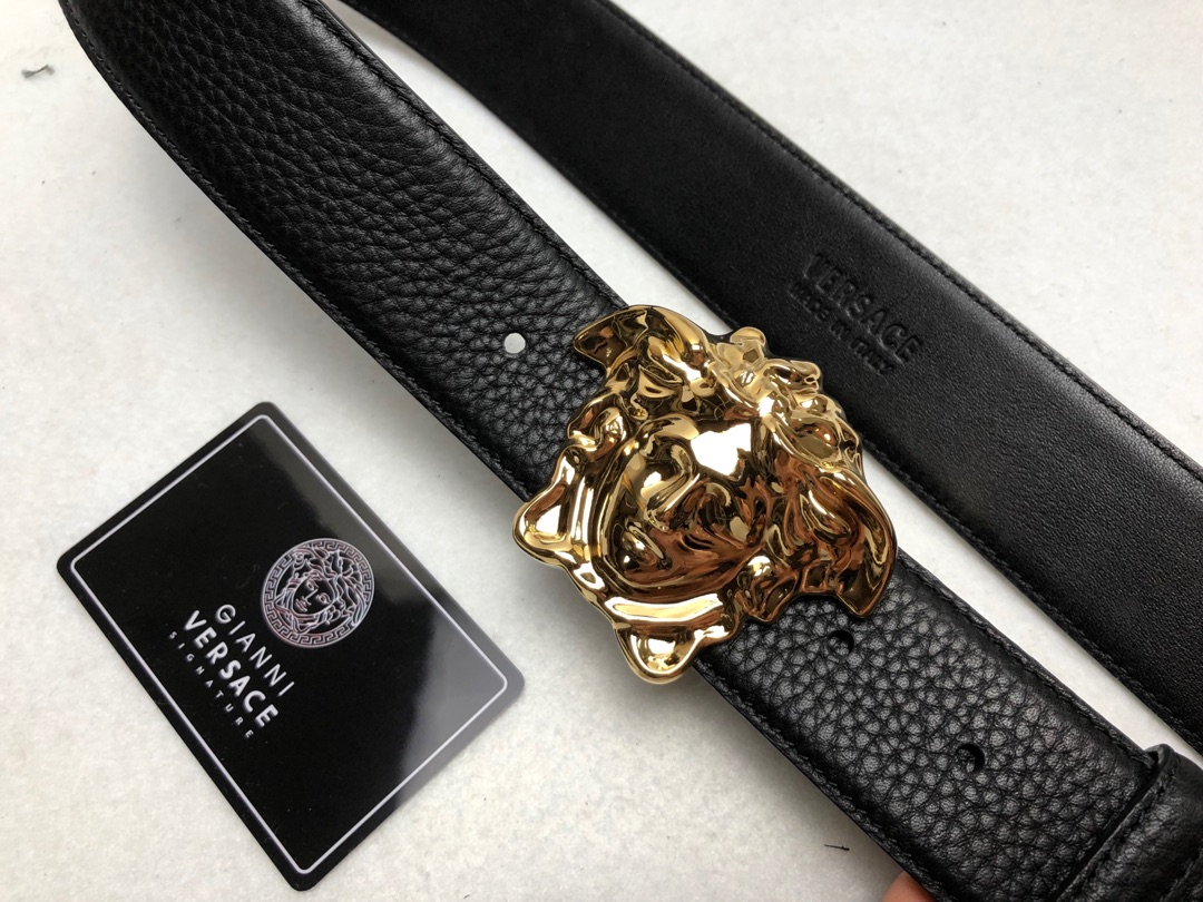 Versace Basic Belt Cow Leather S-m