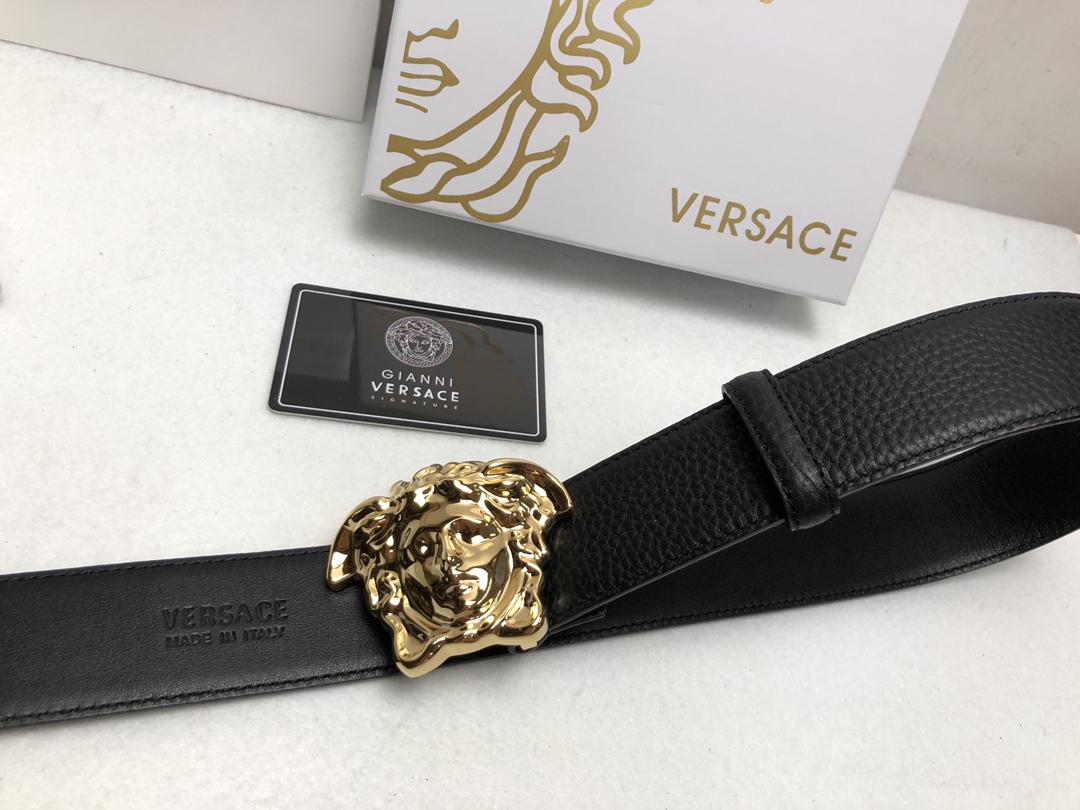 Versace Basic Belt Cow Leather S-m