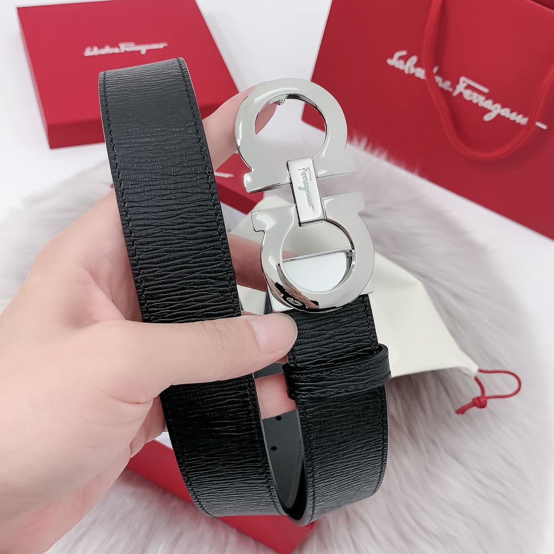 Salvatore Ferragamo Leather Belt 35mm