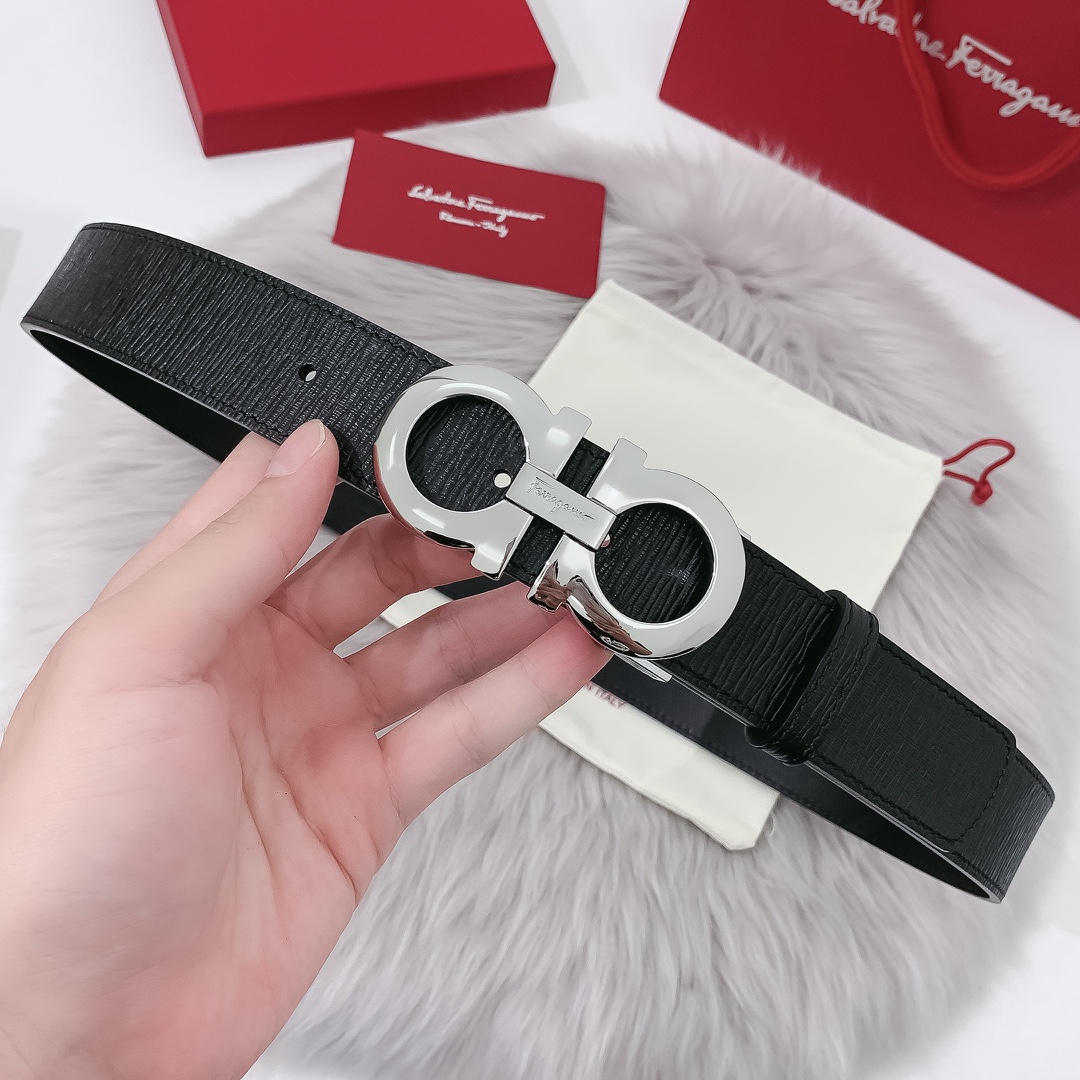 Salvatore Ferragamo Leather Belt 35mm