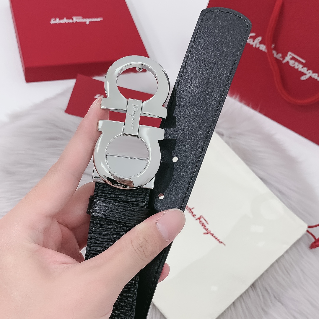 Salvatore Ferragamo Leather Belt 35mm